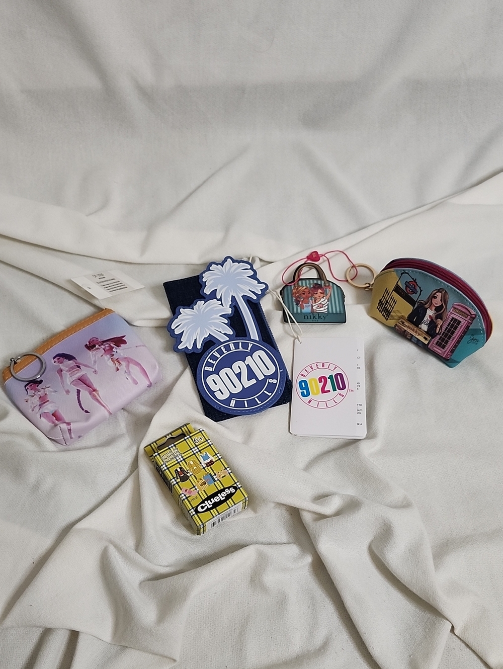 Loungefly "90210" Cardholder, Clueless  Mystery Pin &  Coin Pouches